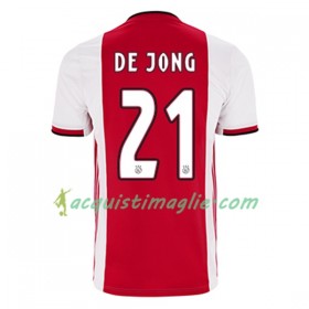 Divisa di Calcio Ajax Amsterdam Frenkie de Jong 21 Prima 2019/2020